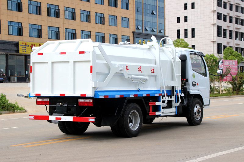 側掛桶型壓縮垃圾清運車